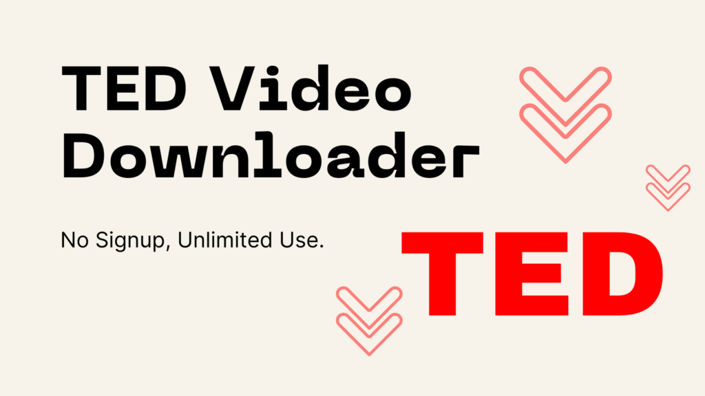 TED Video Downloader